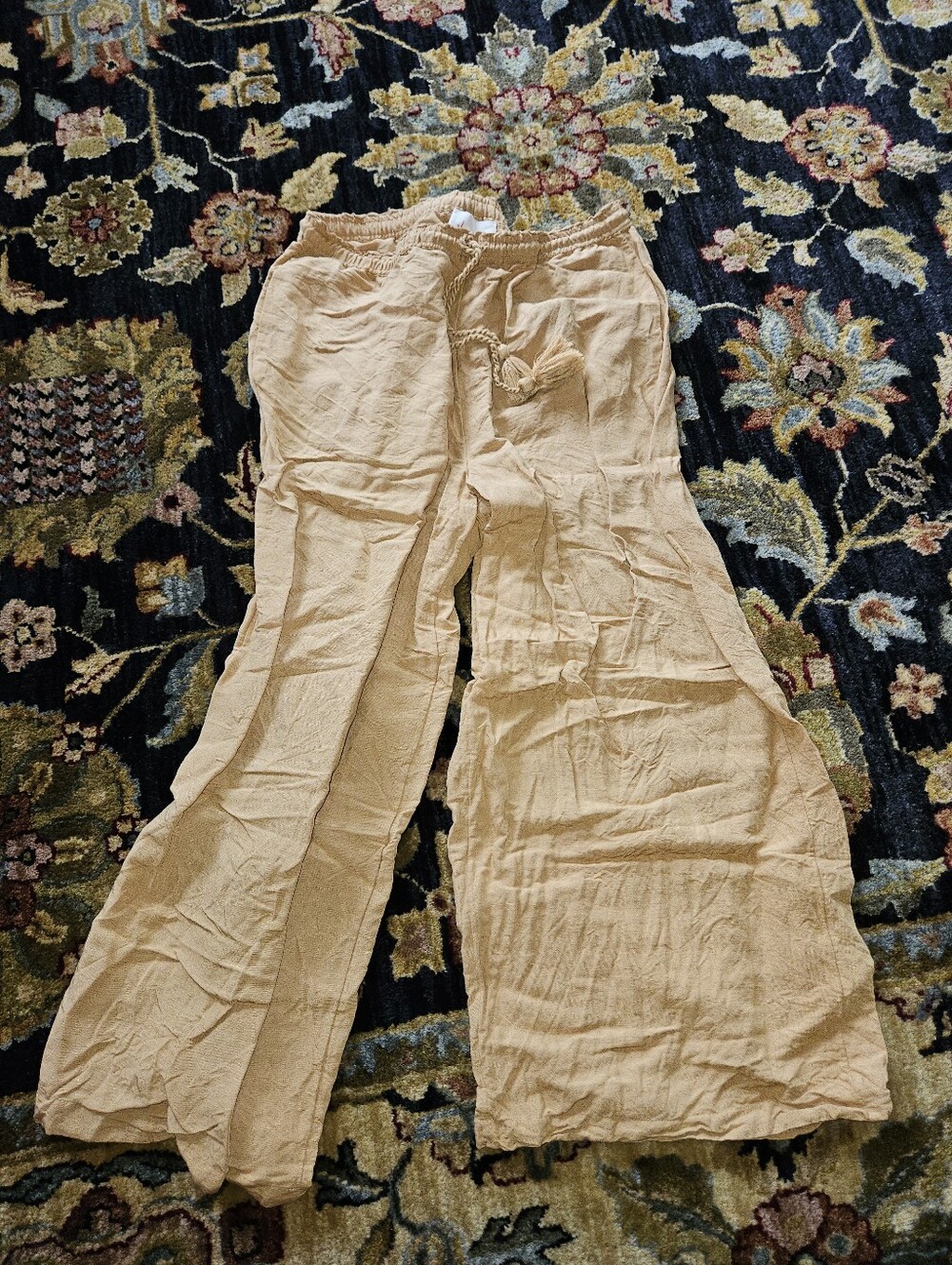 Anthropologie Linen Blend Pants